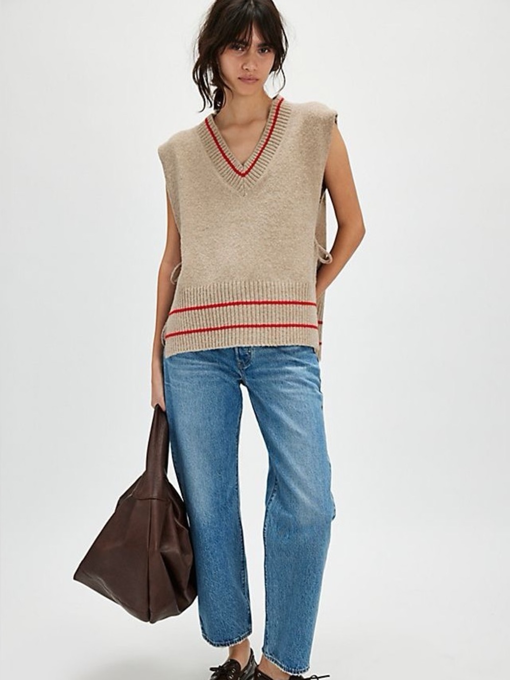 Free People All Strip Poncho Top